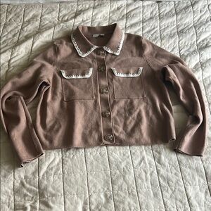 Joie Button Up Sweater